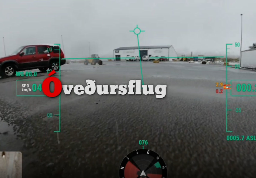 Óveðursflug - 9. október 2022